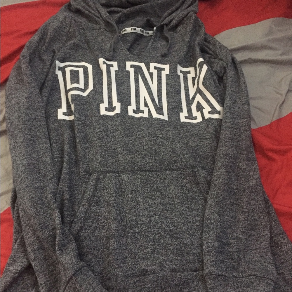 Victoria Secret PInK Hooded Sweater in XL